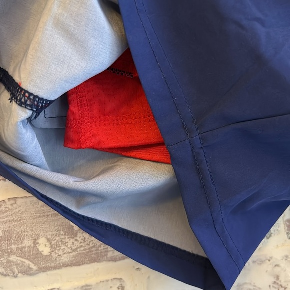 Third Wave Mens Compression Lined 5" Swim Trunks - Navy Blue Pockets Size Medium - Picture 9 of 9